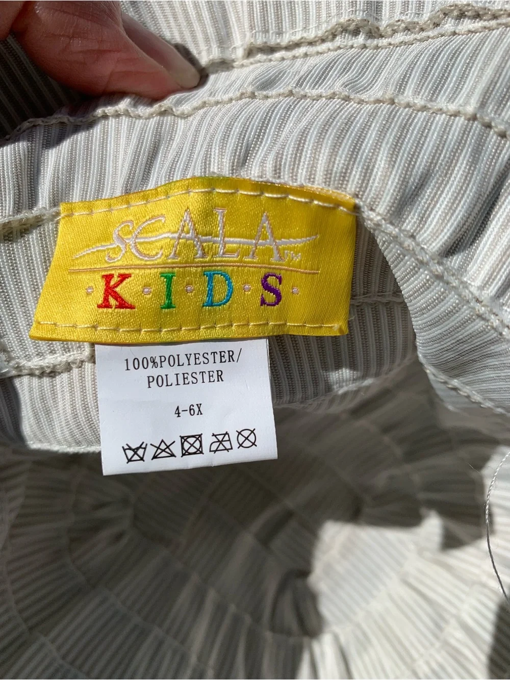 Scala kids sun hat. NWT